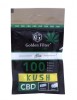 Golden Filter CBD Slim Filter Tips - Kush - 20 x 100 Tips Per Box