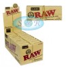 RAW Classic Connoisseur 1 Size Rolling Papers & Pre-Rolled Tips