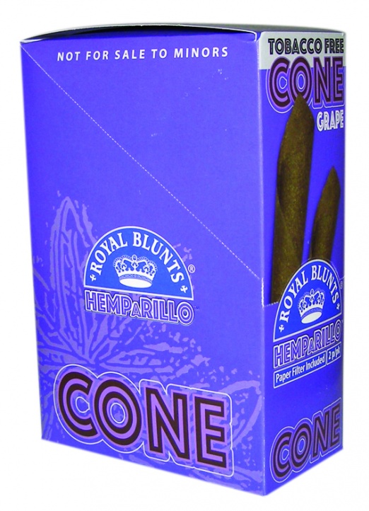 Royal Blunts Hemp Cones Grape - 2 Cones per Pack