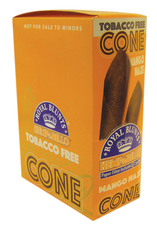Royal Blunts Hemp Cones Mango Haze - 2 Cones per Pack