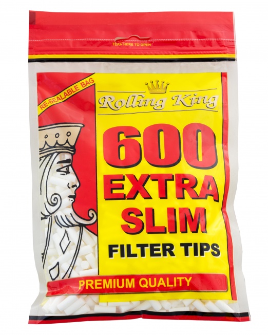 Rolling King Extra Slim Filter Tips 600s S&R Tradelink Ltd