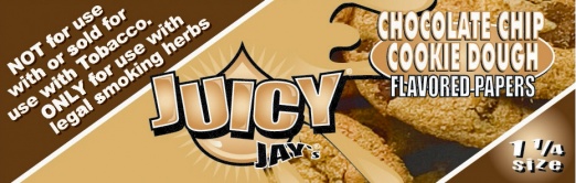 Juicy Jays Chocolate Chip Cookie 1 1/4 Size Flavoured Rolling Papers