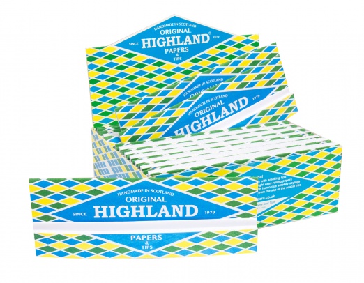 Highland Double Decadence Extra Long Rolling Papers & Tips