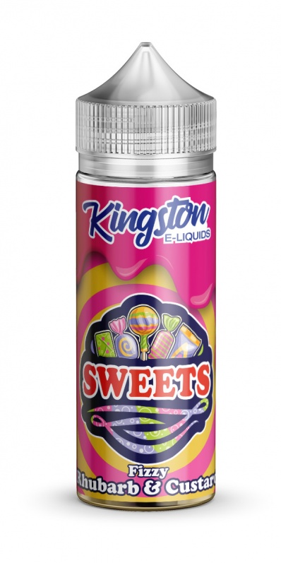 Kingston Fizzy Rhubarb & Custard Shortfill E-liquid