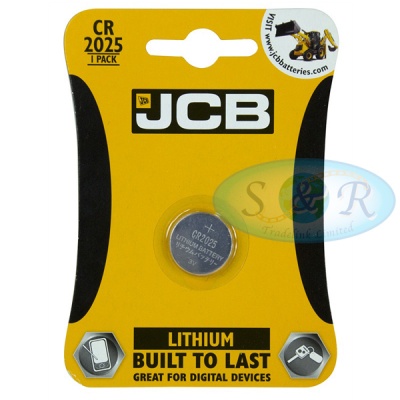 JCB CR2025 3v Lithium Coin Cell Battery
