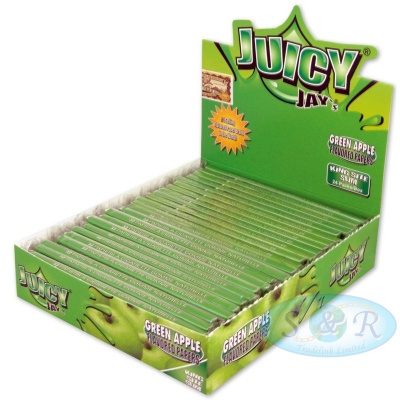 Juicy Jays Green Apple King Size Slim Flavoured Rolling Papers