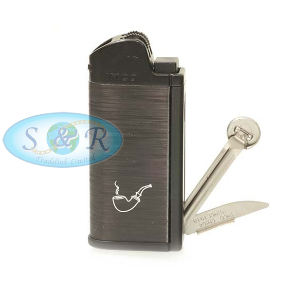 IMCO CHIC 4 Black Flint Pipe Lighter S&R Tradelink Ltd