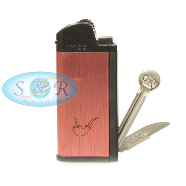 IMCO CHIC 4 Red Flint Pipe Lighter S&R Tradelink Ltd