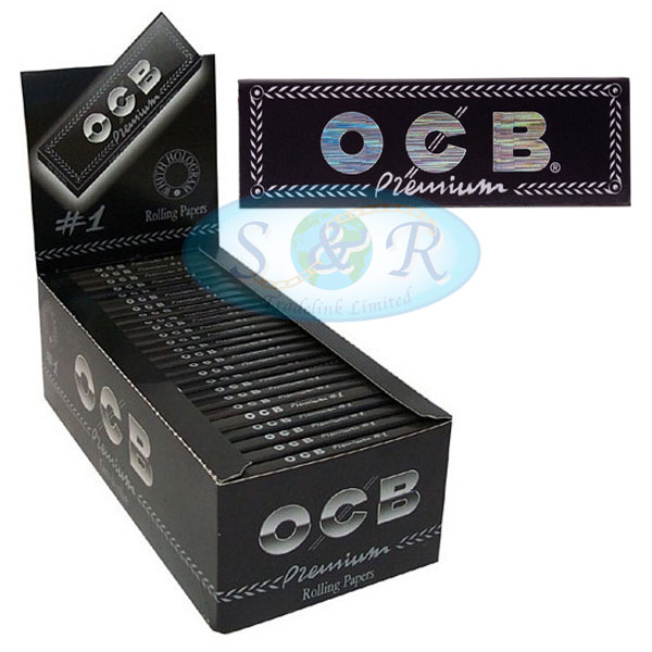 OCB Black Regular Rolling Papers Premium S&R Tradelink Ltd