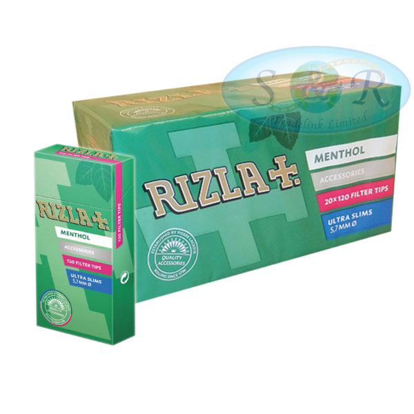 Rizla Menthol Ultra Slim Filter Tips S&R Tradelink Ltd
