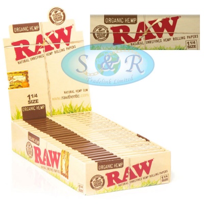 RAW Organic Hemp 1¼ Size Rolling Papers
