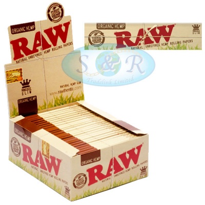 RAW Organic Hemp King Size Slim Rolling Papers