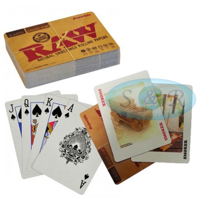 RAW Rolling Papers Playing Cards
