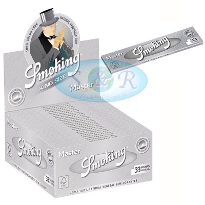 Smoking Master Silver King Size Slim Rolling Papers