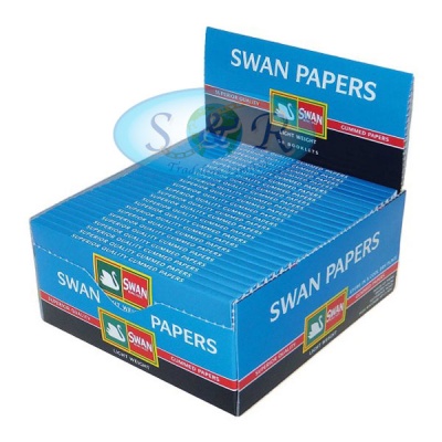 Swan Blue King Size Slim Rolling Papers