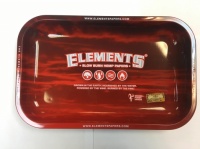 Elements Red Metal Rolling Tray