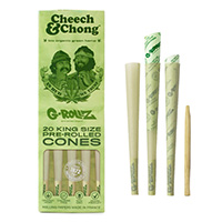 G-ROLLZ CHEECH & CHONG ORG GREEN HEMP 20 PCS  K/S CONES