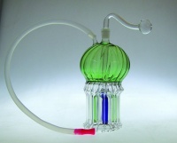 16cm Flexible Hose Mouthpiece Boxed Glass Waterpipe