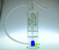 19cm Flexible Hose Mouthpiece Boxed Glass Waterpipe