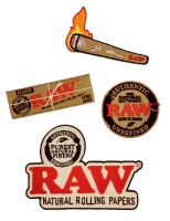 RAW Smokers Patch Collection - Pack of 4 Patches