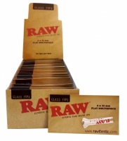 RAW Glass Tips with FLAT Mouthpiece