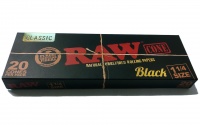 RAW BLACK 1 1/4 CONE 20PK