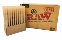 RAW Classic Pre-Rolled Kingsize Cones - 800 Cones