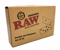 Raw Double Six Dominoes - Set of 28