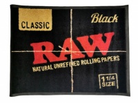 RAW Black 1 1/4 Small Floor Mat -  60cm x 80cm