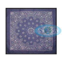 Navy Paisley Design Bandana