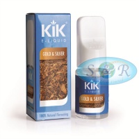 KIK Elite Gold & Silver Tobacco e-Liquid 10ml