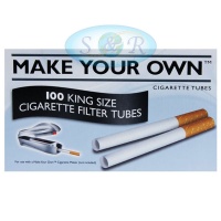 cigarette tubes own per pack