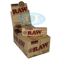 RAW Organic Hemp Connoisseur 1¼ Size Rolling Papers with Tips
