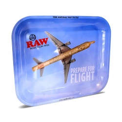RAW Prepare For Flight Medium Metal Rolling Tray