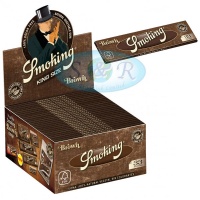 Smoking Brown King Size Slim Unbleached Rolling Papers