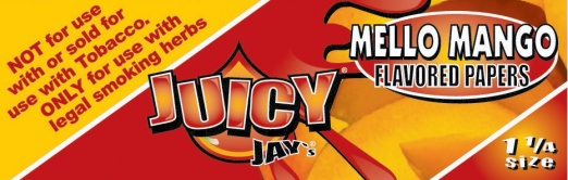 Juicy Jays Mello Mango 1 1/4 Size Flavoured Rolling Papers