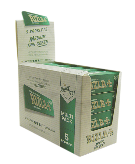 Rizla Green Regular Rolling Papers Multipack