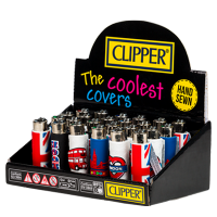 Clipper Covers UK Design Lighters - 24's