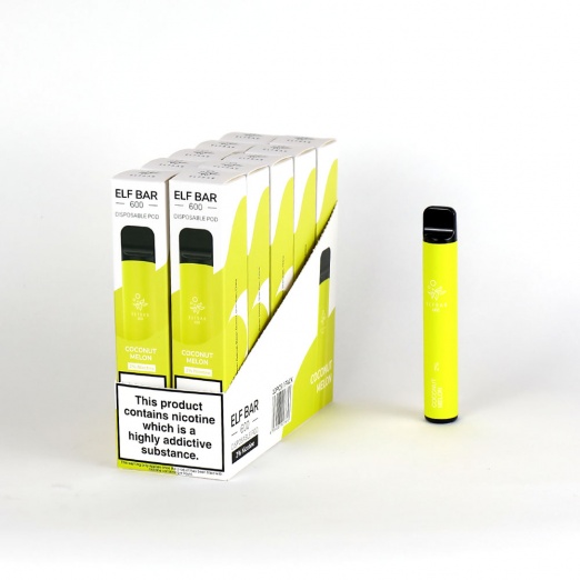 Elf Bar 600 Puff Disposable Pod - COCONUT MELON | S&R Tradelink Ltd