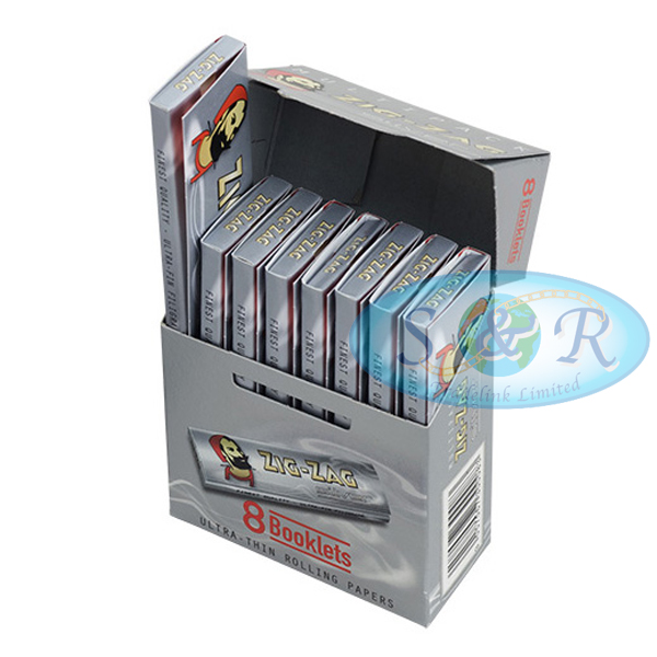 ZigZag Silver Regular Standard Size Rolling Papers S&R Tradelink Ltd