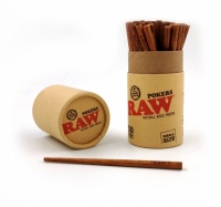 RAW Natural Wood Pokers - Small Size (113 mm) - 50 per pack