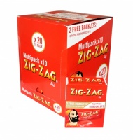 Zig-Zag Red Regular Multipack Rolling Papers - 20 x 10 pack