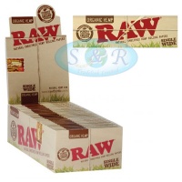 RAW Organic Single Wide Standard Size Rolling Papers