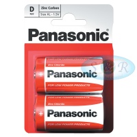 Panasonic Zinc Power Batteries Size D