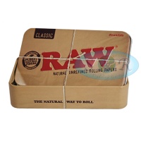 RAW Rolling Papers Printed Tobacco Tin