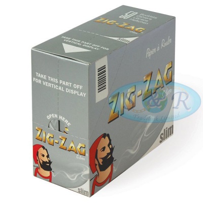 Zig-Zag Silver King Size Slim Rolling Papers